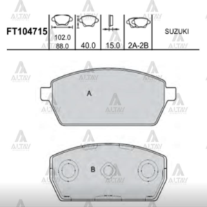 MHR-00177 - FREN BALATA CARRY 90-98 SK410 ÖN