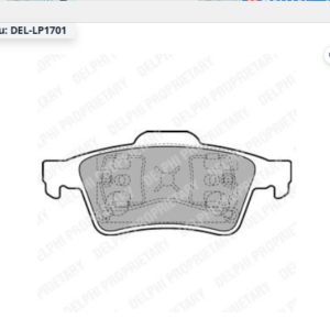 DELPHI LP1701 - PRIMERA P12 ARKA FREN BALATASI