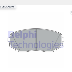 DELPHI LP3399 - L200 ÖN FREN BALATASI
