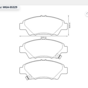 MGA-55329 - HONDA JAZZ CITY 2009-2012 ÖN FREN BALATASI