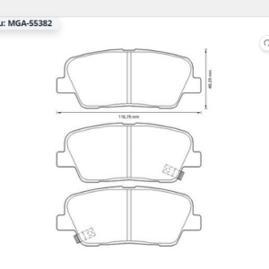 MGA-55382 - KIA SORENTO 2009-2012 ARKA BALATA