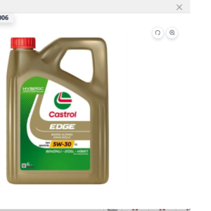 CASTROL 5W30 4L LL EDGE TAM SENTETİK BENZİNLİ - DİZEL - HİBRİT