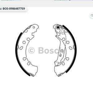 BOSCH 0986487759 - YARIS ARKA BALATA