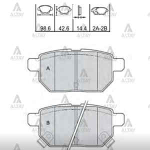 MHR-00095 FREN BALATA COROLLA 07-12 BENZİNLİ