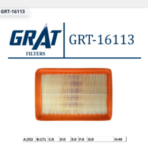 GRT-16113 - HAVA FİLTRESİ ÇERÇEVESİZ HYUNDAI TUCSON / ELANTRA 2004-2010 / KIA SPORTAGE 2004-2010 / CERATO 2004-2010 DİZEL