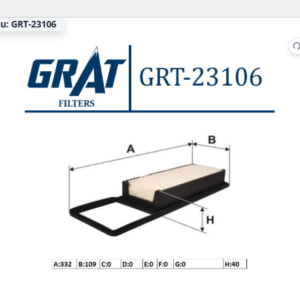 GRT-23106 - HAVA FILTRESI HONDA JAZZ 2002-2005