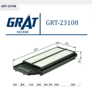 GRT-23108 - HAVA FİLTRESİ HONDA ACCORD 2003-2008