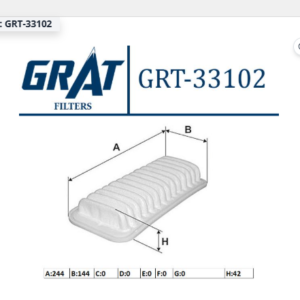 GRT-33102 - HAVA FİLTRESİ DAIHATSU TERIOS 1.3 1997-2005