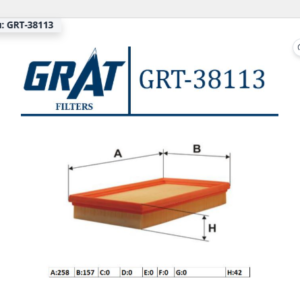 GRT-38113 - HAVA FİLTRESİ KIA SEPHIA 1993-1997