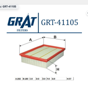 GRT-41105 - HAVA FİLTRESİ NİSSAN NAVARA 2005-2015 / PHATFINDER 2005-2010