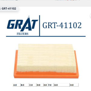 GRT-41112 - HAVA FİLTRESİ NİSSAN MICRA K11 1992-2002 / MICRA K12 2003-2010 / NOTE 2007-2011 1.4 BENZİNLİ