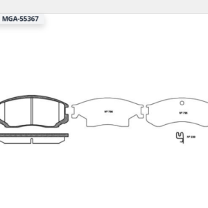MGA-55367 - ÖN FREN BALATASI DAIHATSU TERIOS 1997-2011 / PROTON 1996-2002 1.3 1.5 / MITSIBUSHI LANCER 1990-2002 1.3 1.5