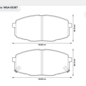 MGA-55387 - KIA CARENS / CERATO ÖN FREN BALATASI