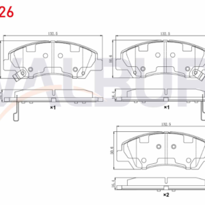 WDB626 - FREN BALATA ON IKAZLI HYUNDAI I10