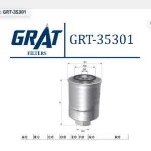 GRT-35301 / YAKIT FİLTRESİ SU AYIRICI ISUZU DMAX 2002-