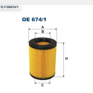 FLT-OE674/1 - YAĞ FİLTRESİ HYUNDAI ACCENT 2003-2006 / ADMIRA / GETZ 2002-2006 1,5 CRDI 3 SİLİNDİR KAĞIT