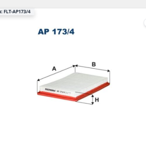 FLT-AP173/4 - HAVA FİLTRESİ SUZUKI VITARA / SX4 1,4-1,6 2013-